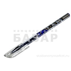 Ручка гелевая, 0. 5 мм, синяя, Super, игольчатый пишущий узел