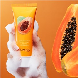 Пенка для умывания с экстрактом папайи Bioaqua Papaya Cleansing, 100 гр.