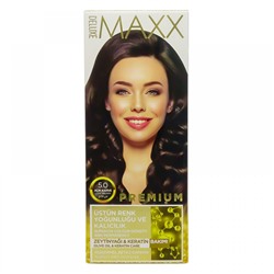 Краска для волос Delux Maxx №5.0 (Светлый Каштан)