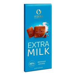 Шоколад О'zera молочный Extra milk 90г/Озерский Сувенир