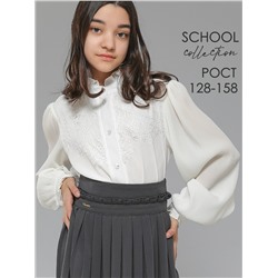 Блузка для девочки длинный рукав Соль&Перец SP1900