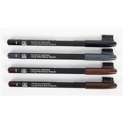OG-ML2116 Карандаш для бровей с щеточкой №404 чёрный,Long-Wear Brow Pencil