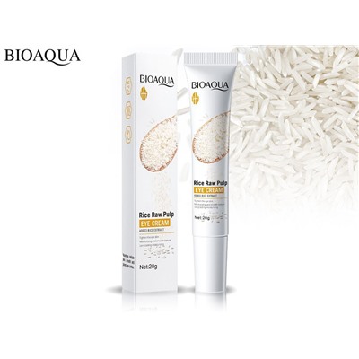 Крем для кожи вокруг глаз с экстрактом риса Bioaqua Rice Raw Pulp Eye Cream, 20 ml