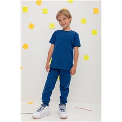 Синие брюки для мальчика К 400569/темный джинс брюки