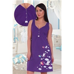 Женская ночная сорочка Анастасия (Фиолетовый)