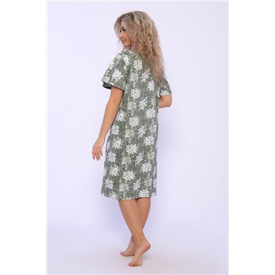 Женская ночная сорочка 89317 (Зеленый)