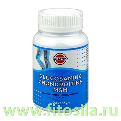 Глюкозамин+Хондроитин+МСМ,120 капсул Dr.Mybo БАД