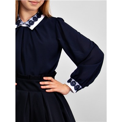 Блузка для девочки длинный рукав Соль&Перец SP0302