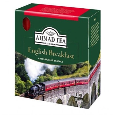 Чай чёрный Ахмад Ahmad Tea English Breakfast, 100 пак.