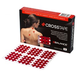 Кросс тейпы BB CROSS TAPE™ 2,8 см x 3,6 см (размер B) красный