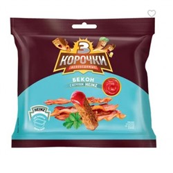 «3 Корочки», сухарики со вкусом бекона и кетчупом «Heinz», 85 гр.