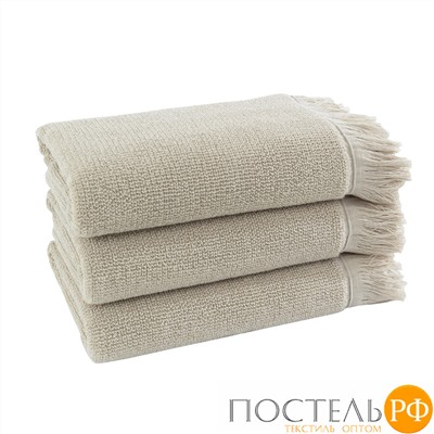 1010G10082170 Полотенце Soft cotton FRINGE бежевый 50X100