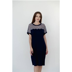 Женская ночная сорочка Нэлли (Синий)