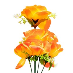 Цветок искусственный "Розочка", 36 см, в ассортименте