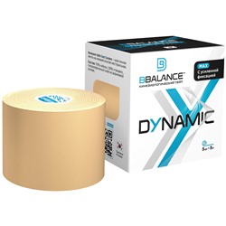 Нейлоновый кинезио BBTape™ Dynamic Tape MAX 5 см × 5 м бежевый