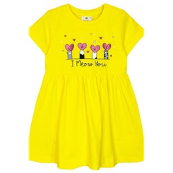 Платье для девочки 81223 (Желтый)