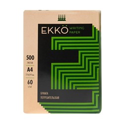 Бумага потребительская, EKKO, А4, 500 листов