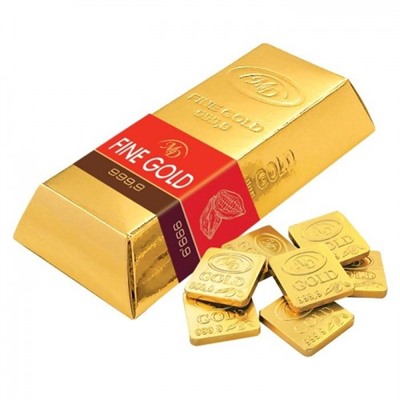 Шоколад темный Золотой Стандарт слиток 80г/Монетный двор
