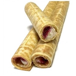Вафельные трубочки с ванильно-вишневой начинкой 0,85кг