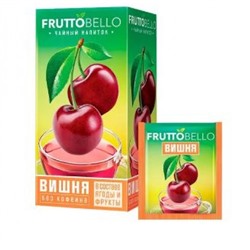 «Fruttobello», чайный напиток «Вишня», 25 пакетиков, 37,5 г KDV