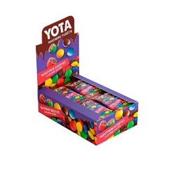 «Yota», драже молочный шоколад в цветной глазури, 40 г (упаковка 20 шт.) KDV