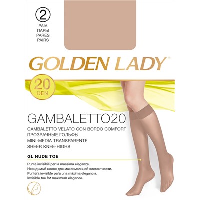 GOLDEN LADY Gambaletto 20 гольфы