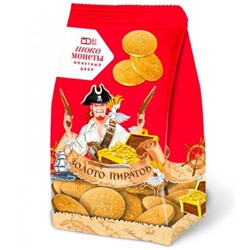 Мешочек с шоколадными монетами Золото пиратов 150г/Монетный двор