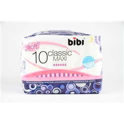 Прокладки BiBi Classic Maxi soft 10шт 0042 /24шт