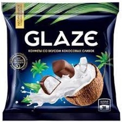 Конфеты Глэйс со вкусом кокосовых сливок 500 гр/КDV