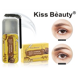 Воск для укладки бровей Kiss Beauty 3D Eyebrow Styling Soap Snail, 10 г