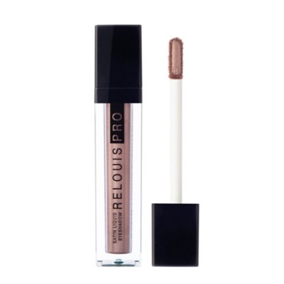 RELOUIS Тени жидкие сатиновые Satin Liquid Eyeshadow т.22 Bronze N'Rose