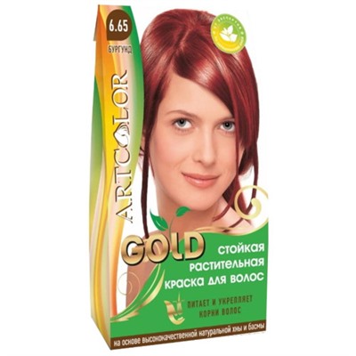 Краска для волос АртКолор Gold, тон 114 (6.65) - Бургунд