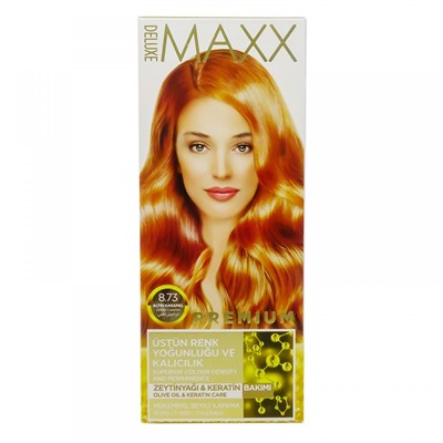 Краска для волос Delux Maxx №8.73 (Карамель)