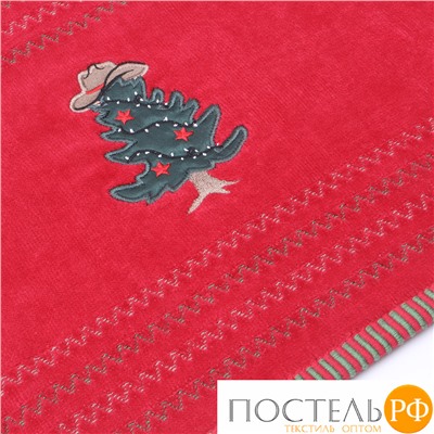 Полотенце Arya с Вышивкой Рождество 40x60 Jangle Красный
