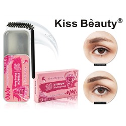 Воск для укладки бровей Kiss Beauty 3D Eyebrow Styling Soap Rose, 10 г