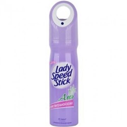 Дезодорант-антиперспирант спрей женский Lady Speed Stick (Леди Спид Стик) Алоэ для чувствительной кожи, 150 мл