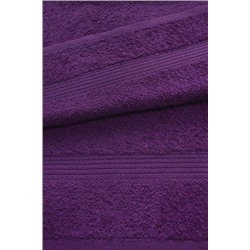 Полотенце махровое 70х130 Эконом - (пурпурный, 701-1)