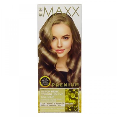 Краска для волос Delux Maxx №8.0 (Пепельный Светло-Русый)