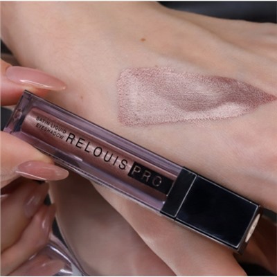 RELOUIS Тени жидкие сатиновые Satin Liquid Eyeshadow т.22 Bronze N'Rose