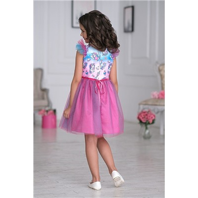 Красивое платье для девочки ПЛ-2002-3 на рост 122