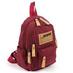 Маленький текстильный рюкзак с одной лямкой 0808 Ред