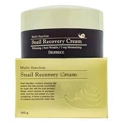 Крем с муцином улитки Deoproce Multi-function Snail Recovery Cream, 100g