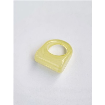 Кольцо, желтый, пластик, арт 032.324
