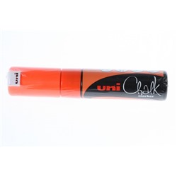 Жидкий мел кругл. 8мм "Chalk Marker" флюор. оранжевый Uni Mitsubishi Pencil PWE-8K