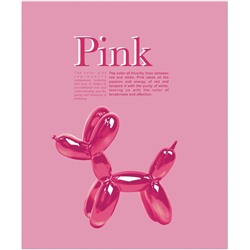 Тетрадь 48 листов, клетка, скрепка Barbie pink style