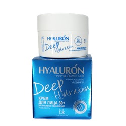 BelKosmex Hialuron Deep Hydration Крем для лица 30+ Интенсивное увлажнение и свежесть 48г