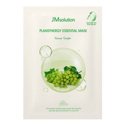Jmsolution Тканевая маска для лица ревитализирующая с зелёным виноградом / Plansynergy Essential Mask Green Grape, 30 мл