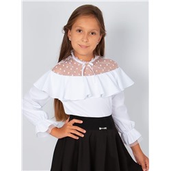 Блузка для девочки длинный рукав Соль&Перец 0202