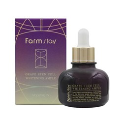 Сыворотка для лица FarmStay Grape Stem Cell Brightening Ample с эффектом лифтинга. 30 ml