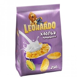 Leonardo готовый завтрак хлопья кукурузные 250 г/KDV